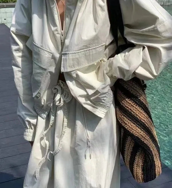 Large Woven Beach Tote