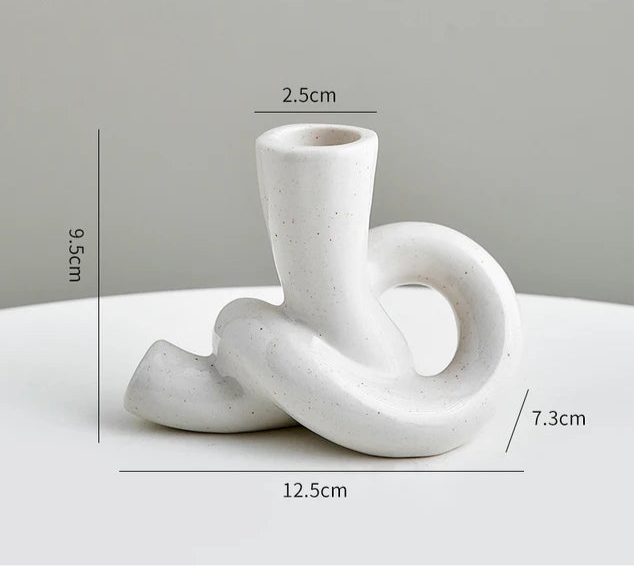 Knotted Candlestick holder decor