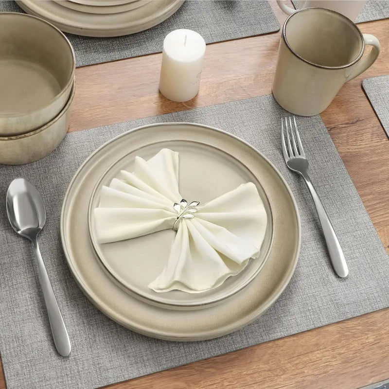 16-Piece Stoneware Dinnerware Set