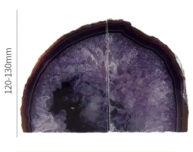 Large Agate Bookends