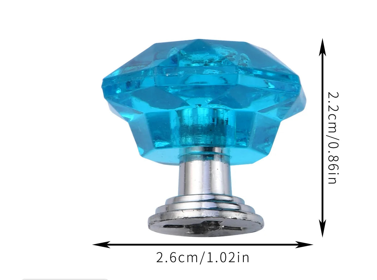 Acrylic Crystal Diamond Knobs