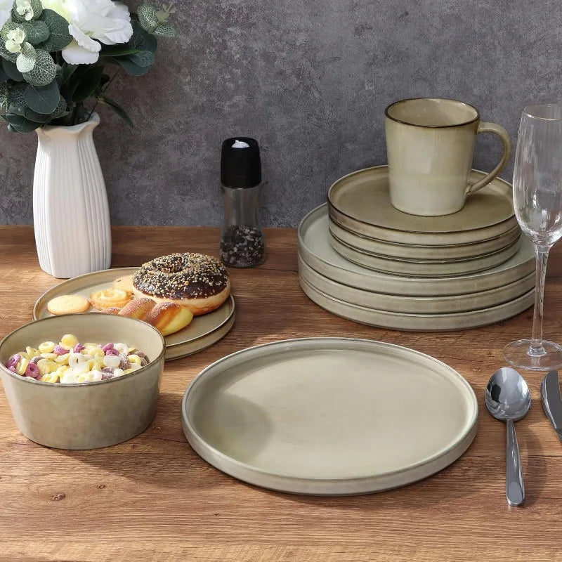 16-Piece Stoneware Dinnerware Set