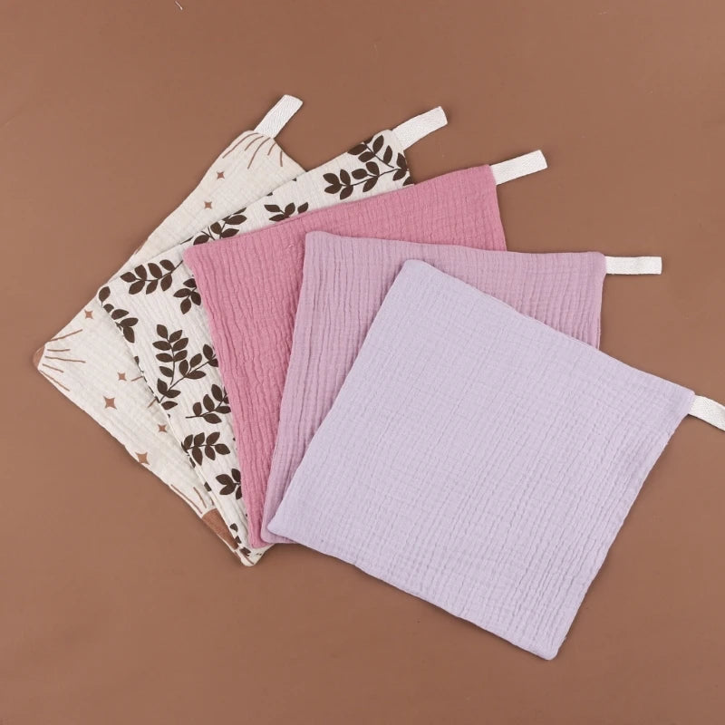 Muslin Wash Cloths for Babies (5 pieces)
