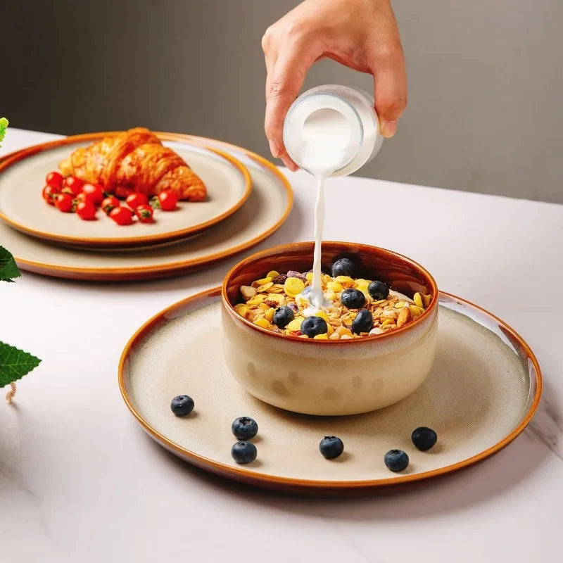 12 Piece Ceramic Dinnerware Set