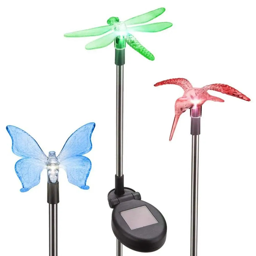 Solar Powered Garden Light (Butterfly, Dragonfly, or Bird)