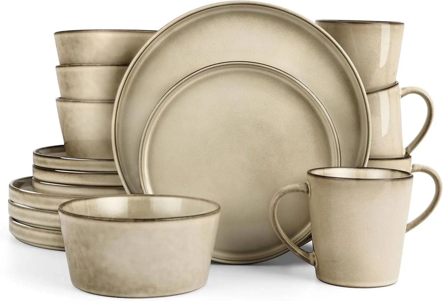 16-Piece Stoneware Dinnerware Set