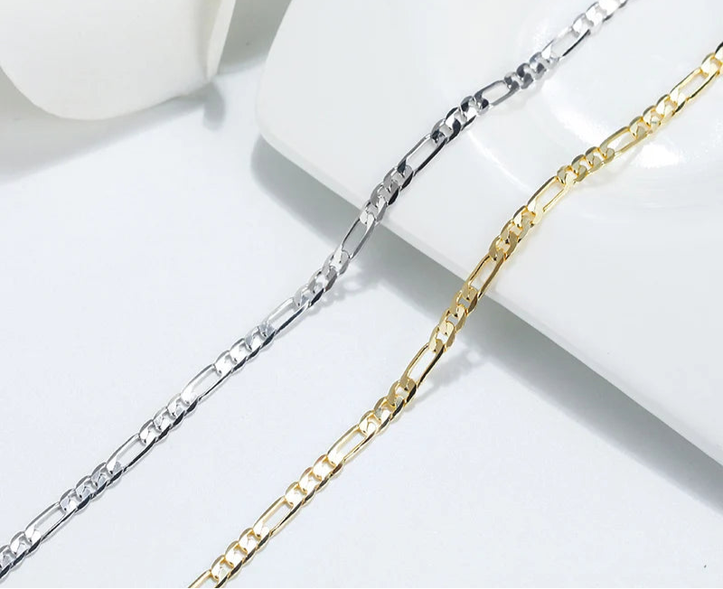 14K Gold Plated Sterling Silver Anklets (22 style options)