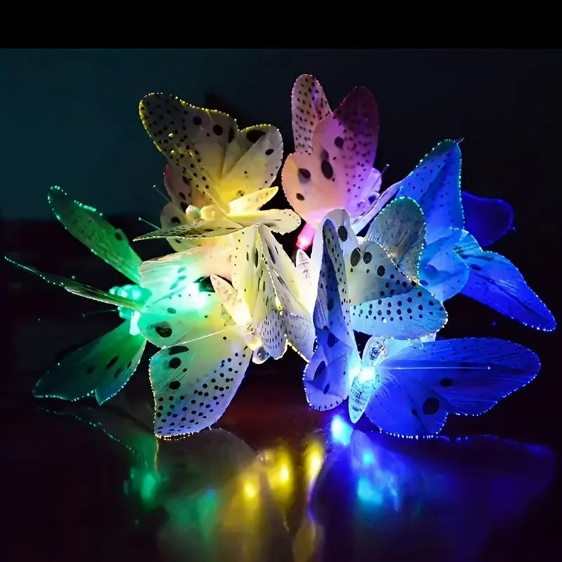 Fiber Optic Butterfly Lights (Solar Powered)
