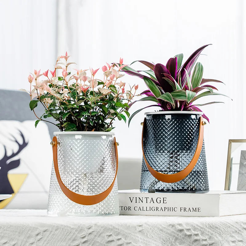 Self Watering Plastic Flower Pot