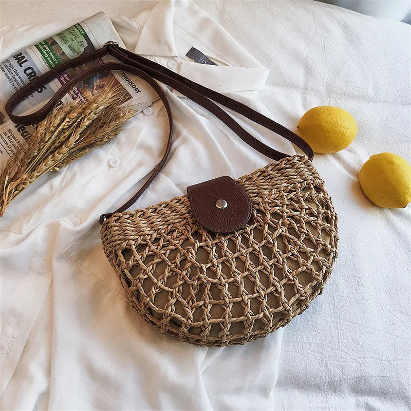 Straw Beach Bag (various options)
