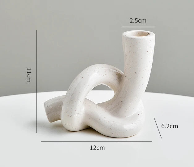 Knotted Candlestick holder decor