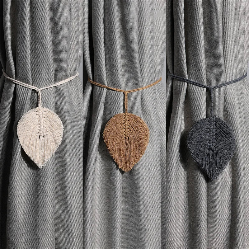 Macrame Curtain Tiebacks