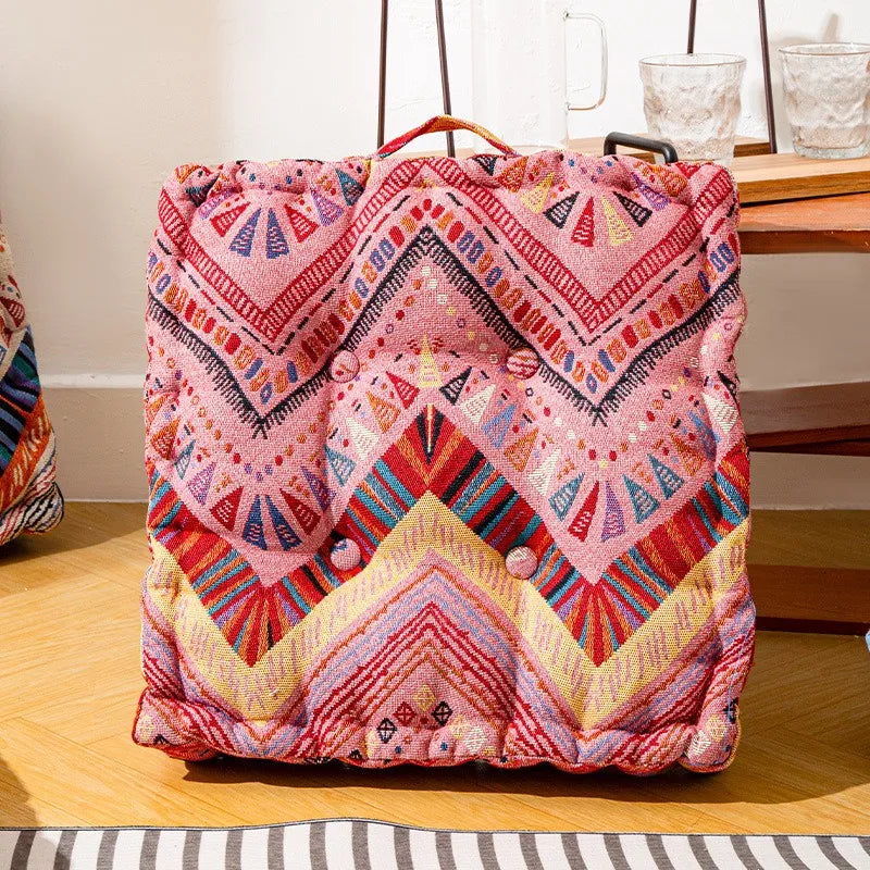Boho Chevron Floor Pillows