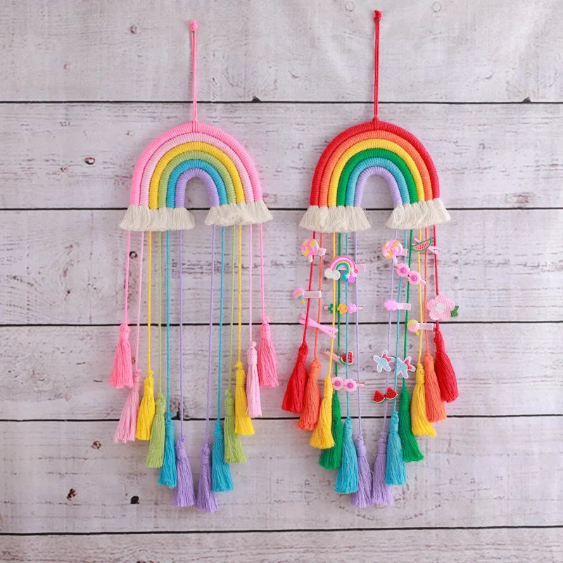 Rainbow Macrame Wall Hanging