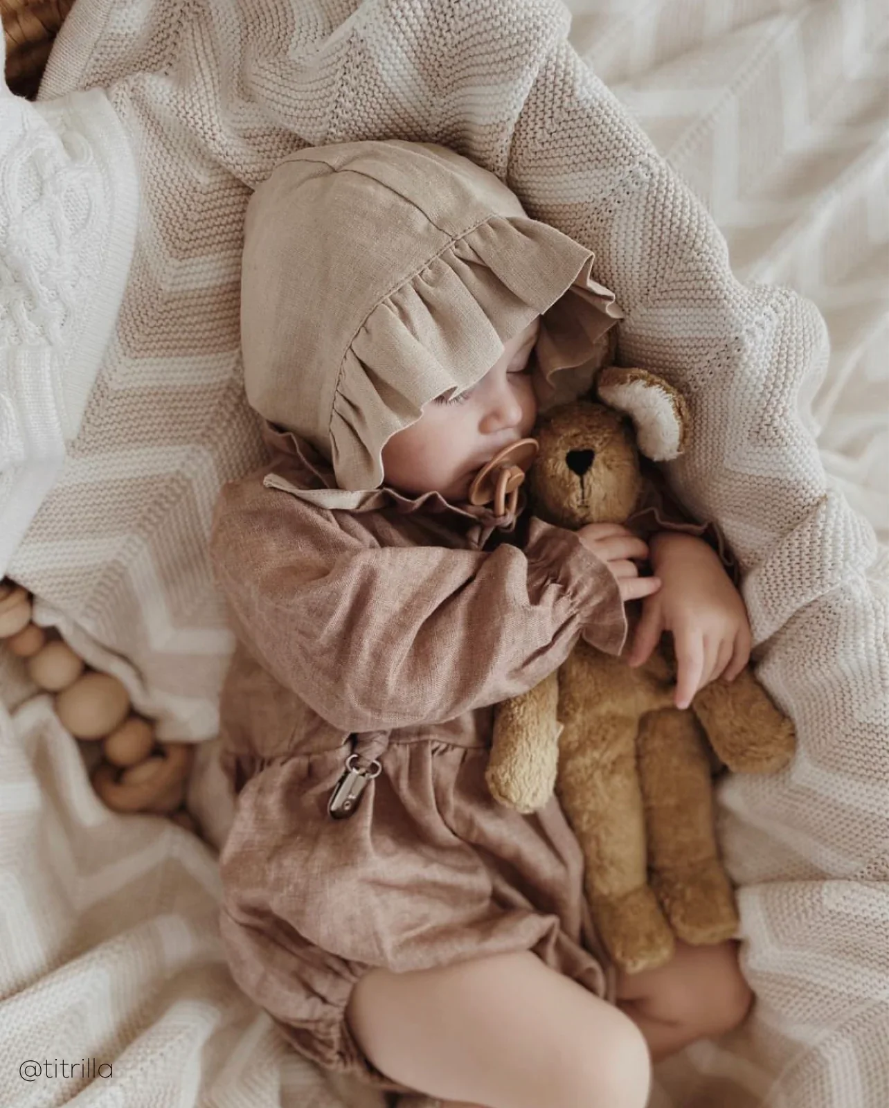 Baby Girls Romper & Hat Set (4 color options)