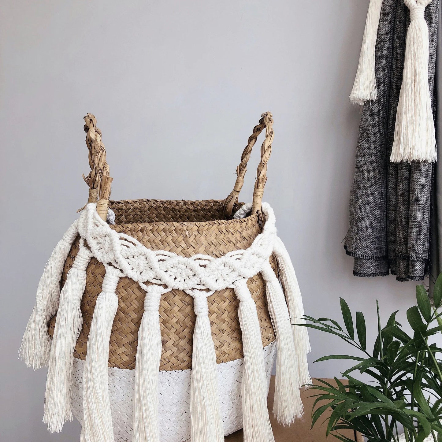 Macrame Curtain Tiebacks