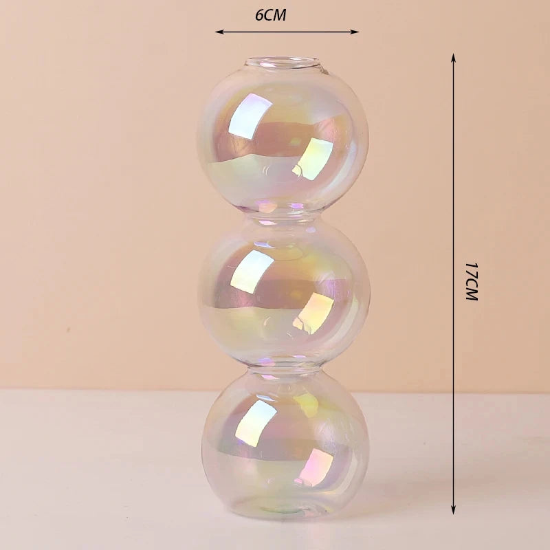 Glass Candle Holders (Teal, Clear, Pink)