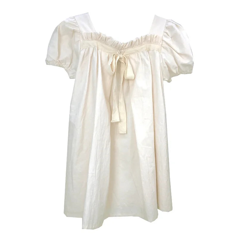 Girls' Bubble Sleeve Dress (2 colors)