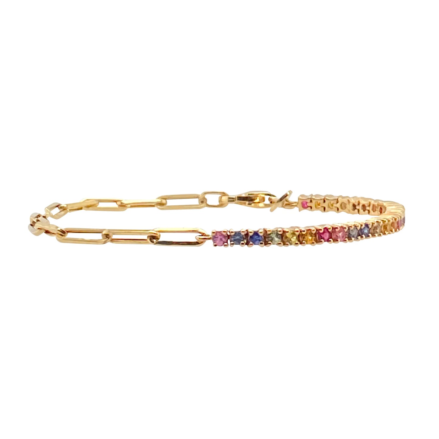 Copper & Cubic Zirconia Tennis Bracelets