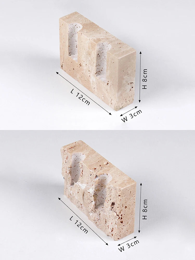 Marble Candlestick Holder