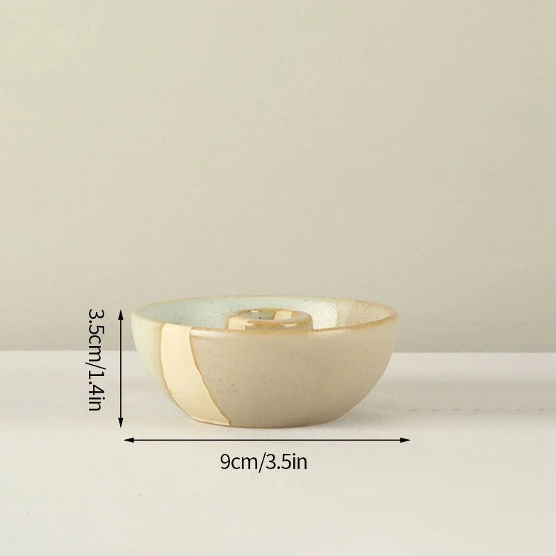 Ceramic Taper Candlestick Holder