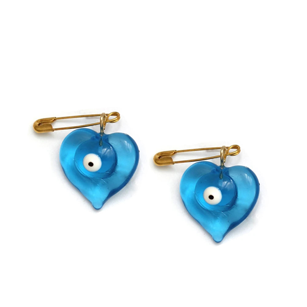 2pcs Evil Eye Charm Brooch