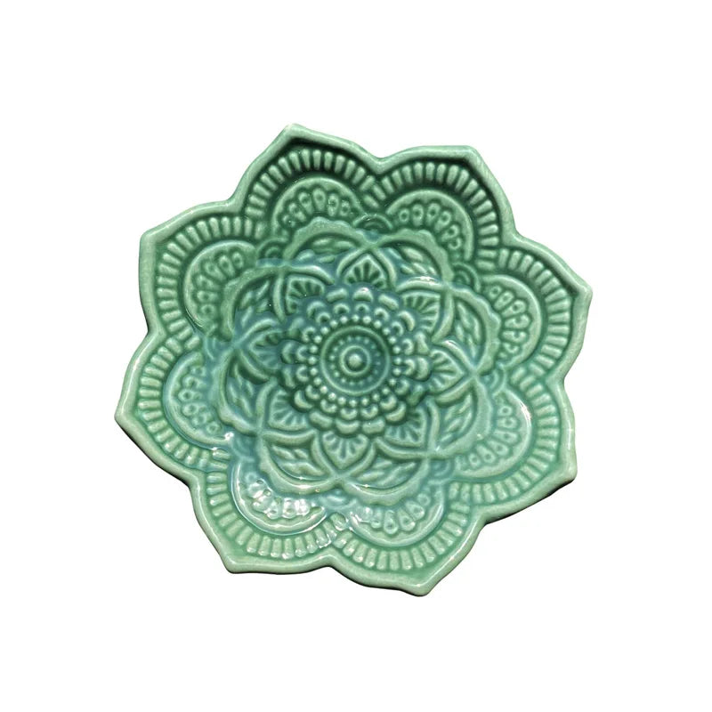 Mandala Ceramic Trinket Tray