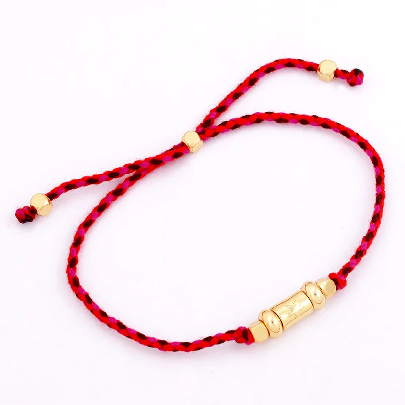 Cotton Cord Evil Eye Bracelet