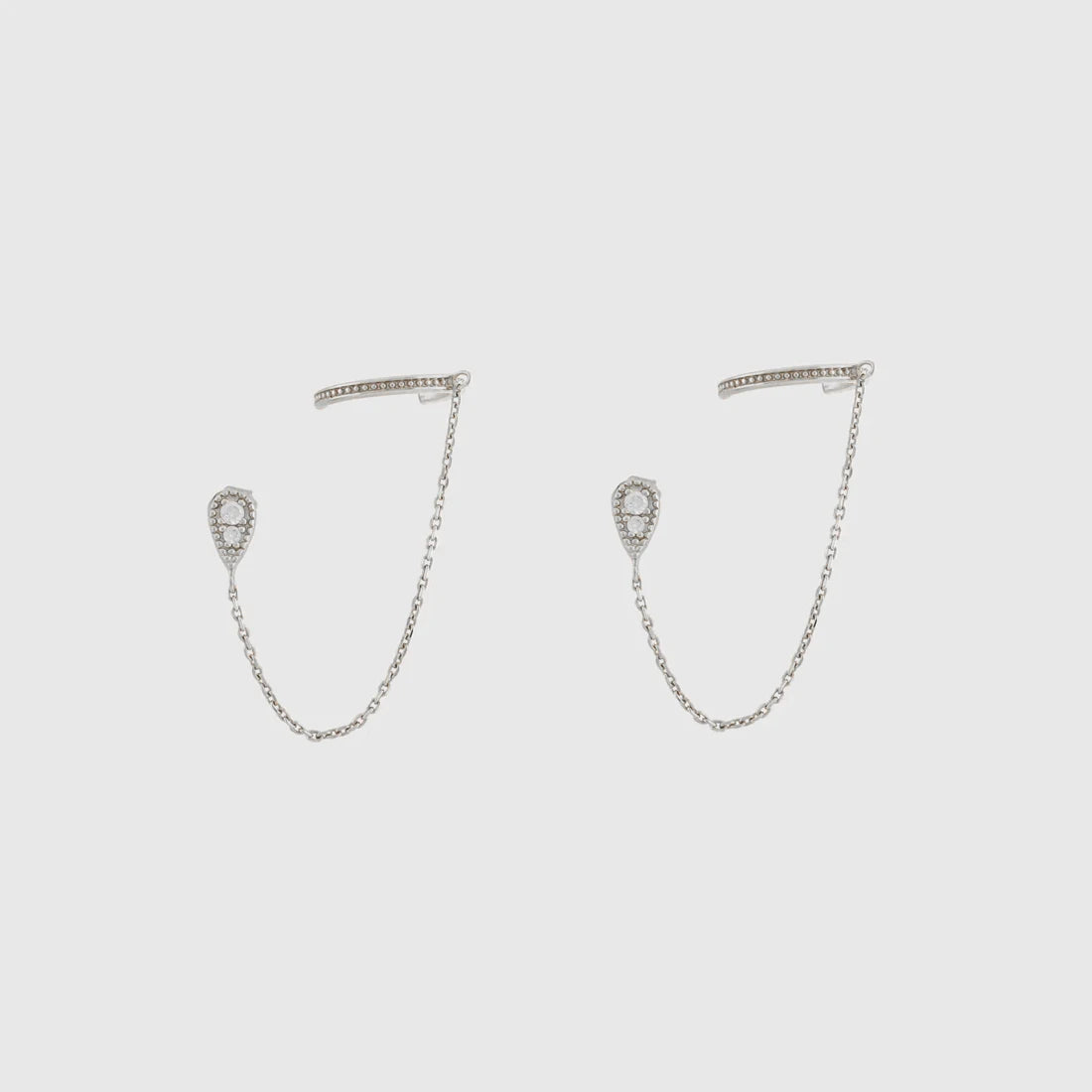 Gold-plated Chain & Stud Earrings (various styles)