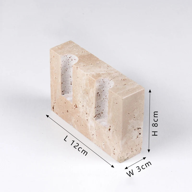 Marble Candlestick Holder