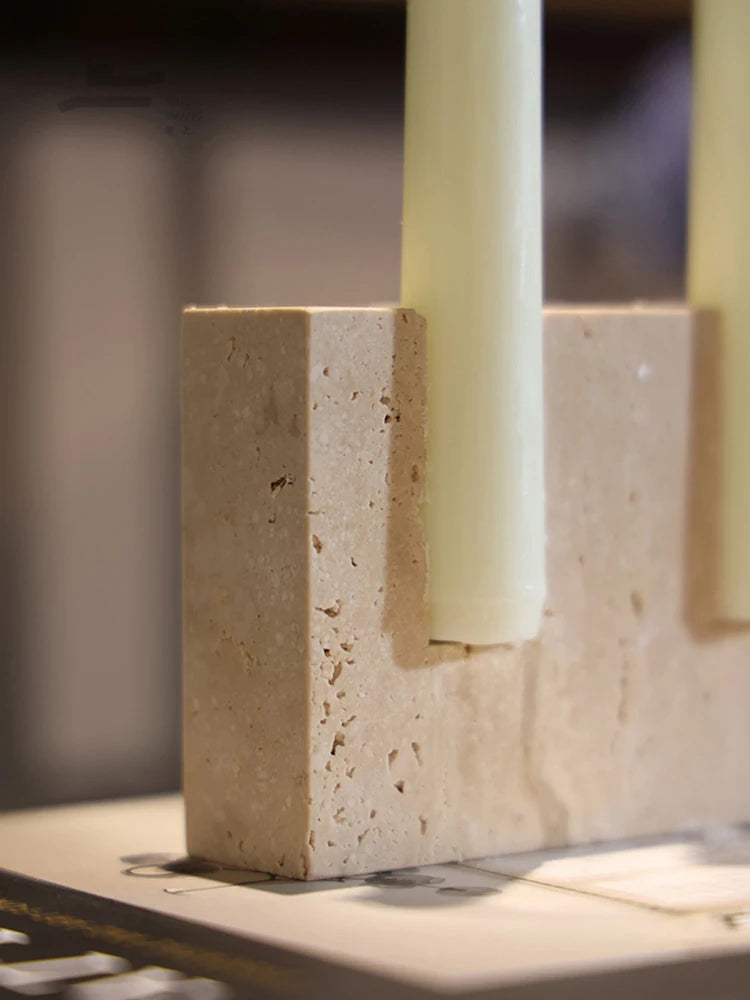 Marble Candlestick Holder