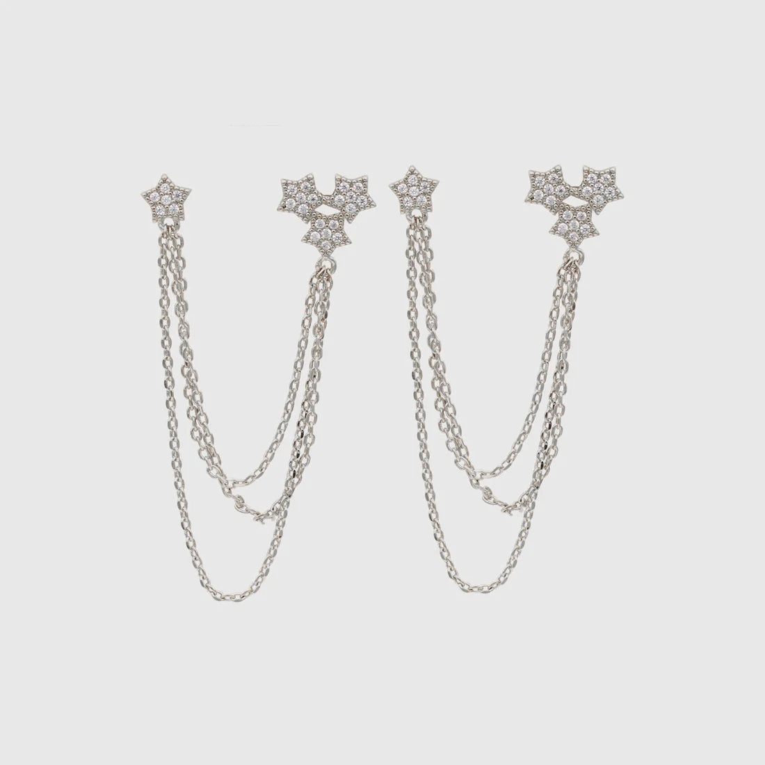 Gold-plated Chain & Stud Earrings (various styles)