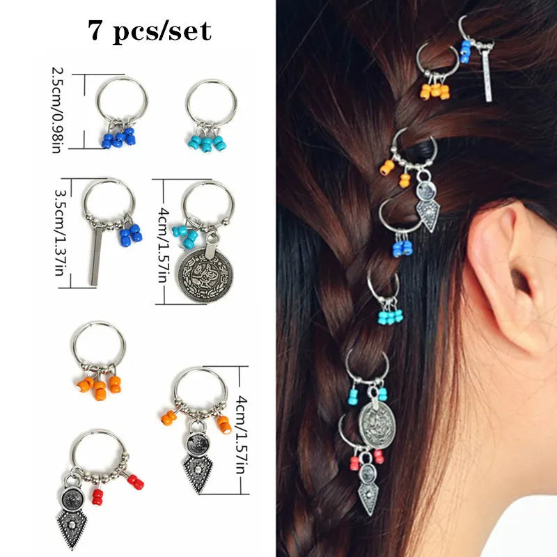 Hair Jewelry for Braids (various designs)
