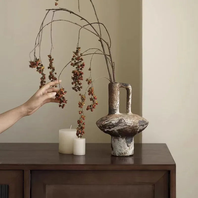 Textured Ceramic Vase (9 style options)
