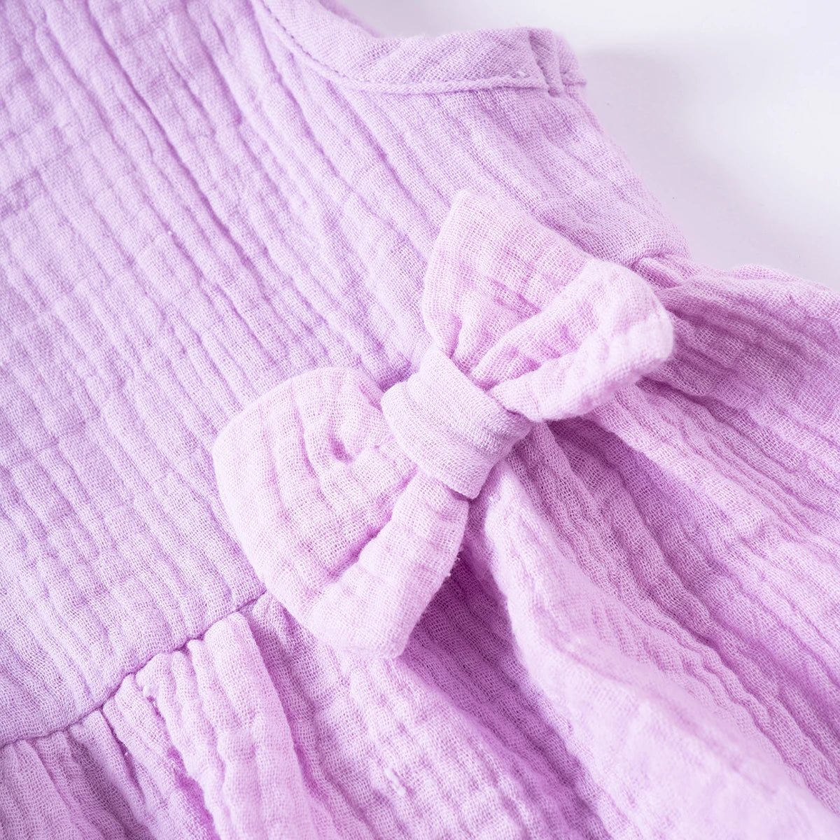 Girls Muslin Two Piece Set