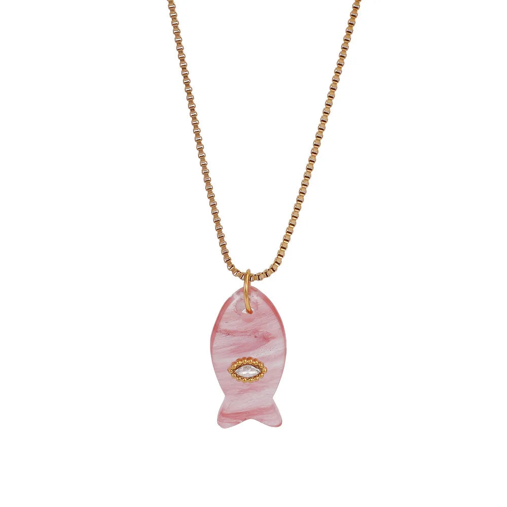 Fish Stainless Steel Necklace