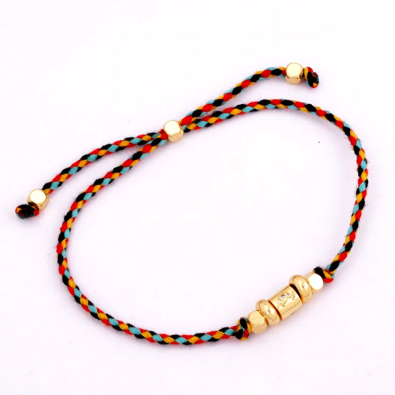 Cotton Cord Evil Eye Bracelet