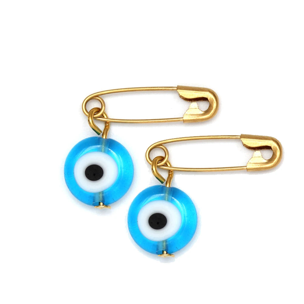 2pcs Evil Eye Charm Brooch