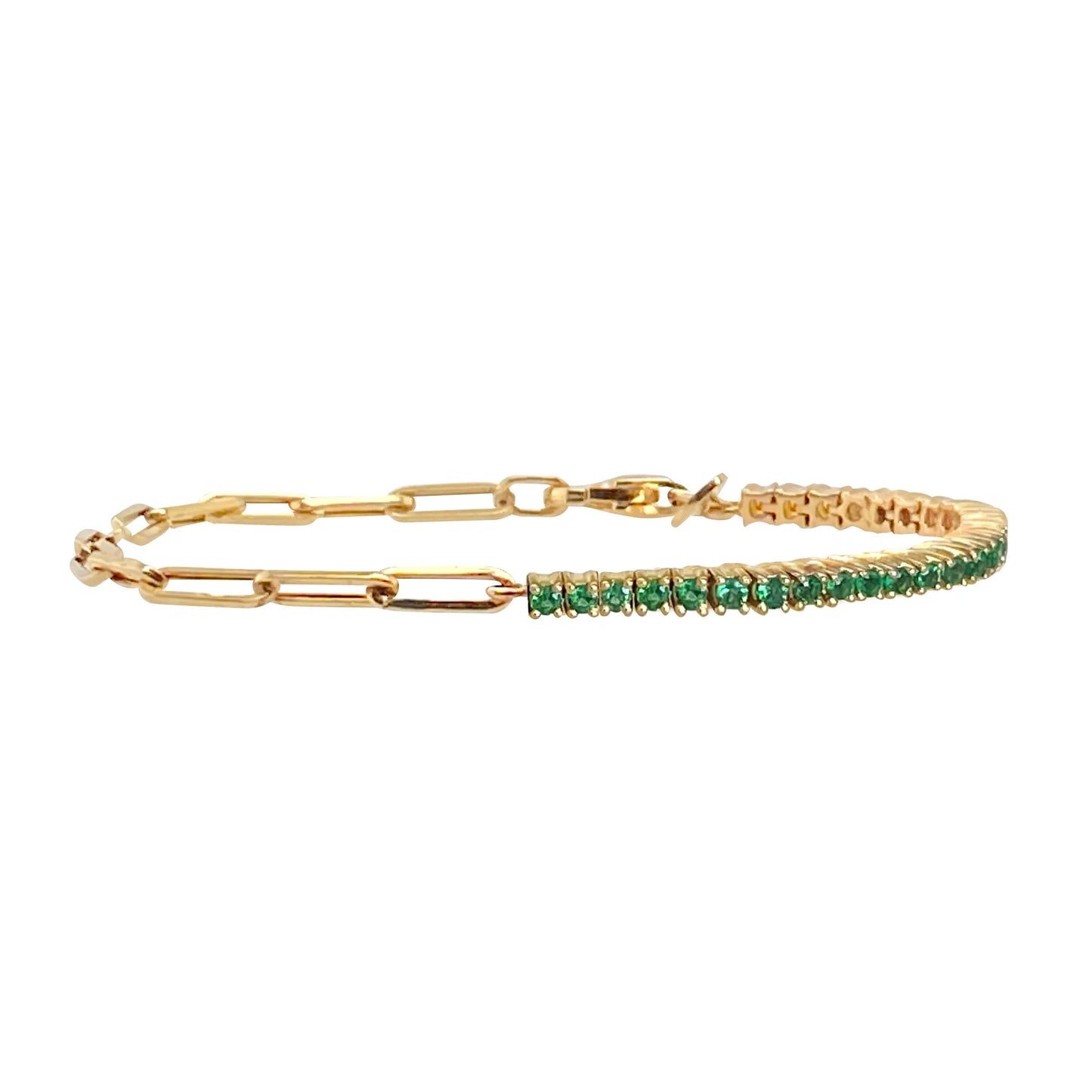 Copper & Cubic Zirconia Tennis Bracelets