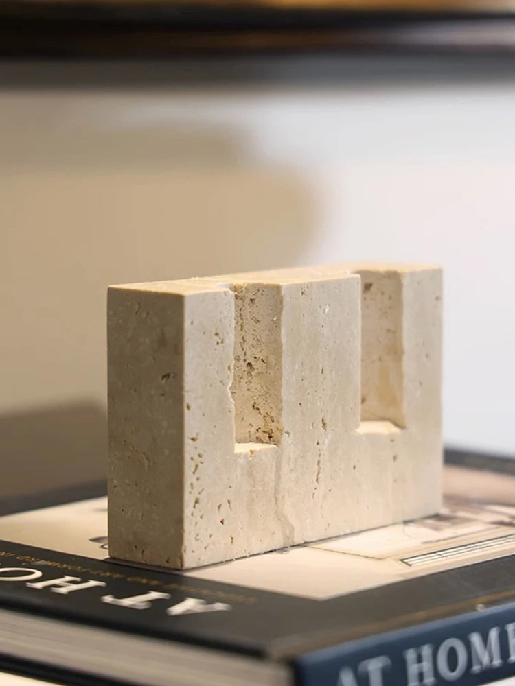 Marble Candlestick Holder