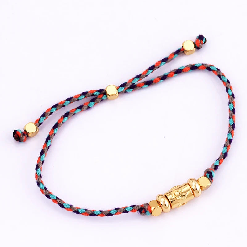 Cotton Cord Evil Eye Bracelet