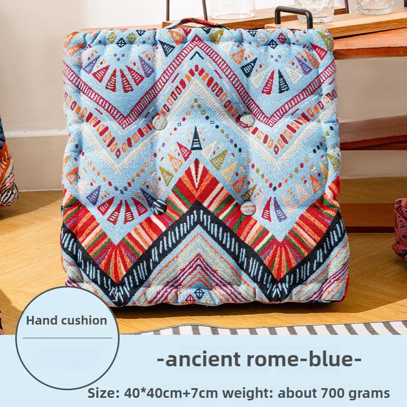 Boho Chevron Floor Pillows