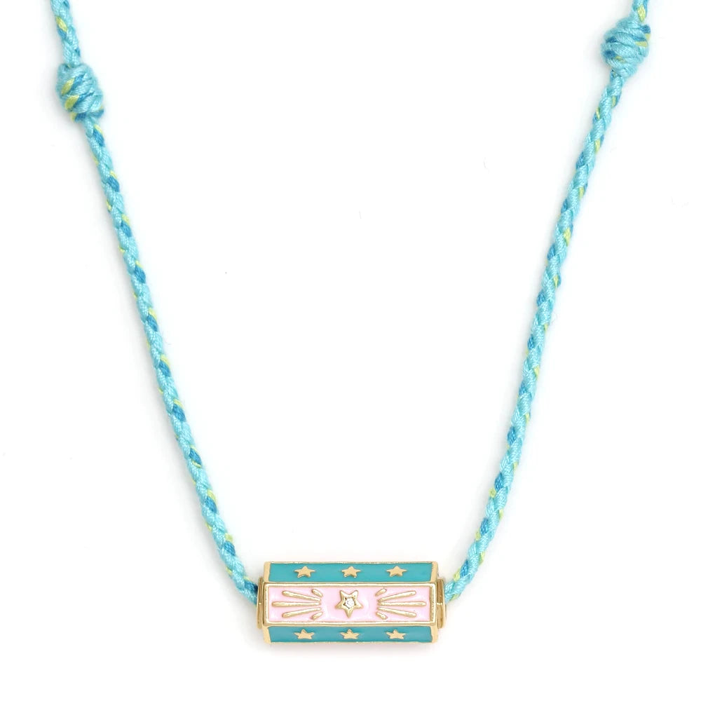 Evil Eye Handmade Braided Necklace