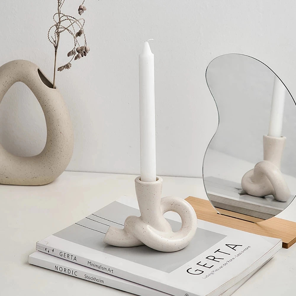 Knotted Candlestick holder decor