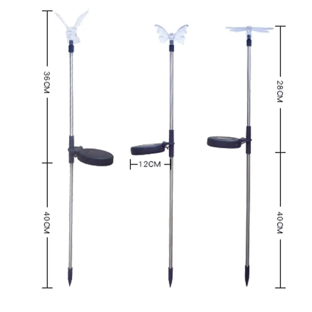 Solar Powered Garden Light (Butterfly, Dragonfly, or Bird)