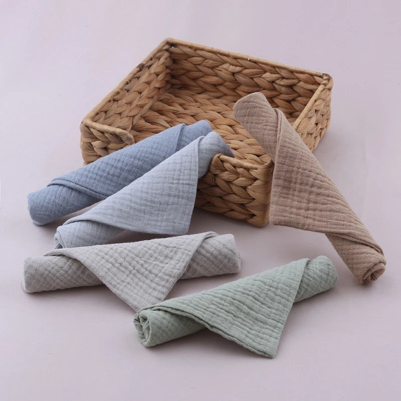 Muslin Wash Cloths for Babies (5 pieces)
