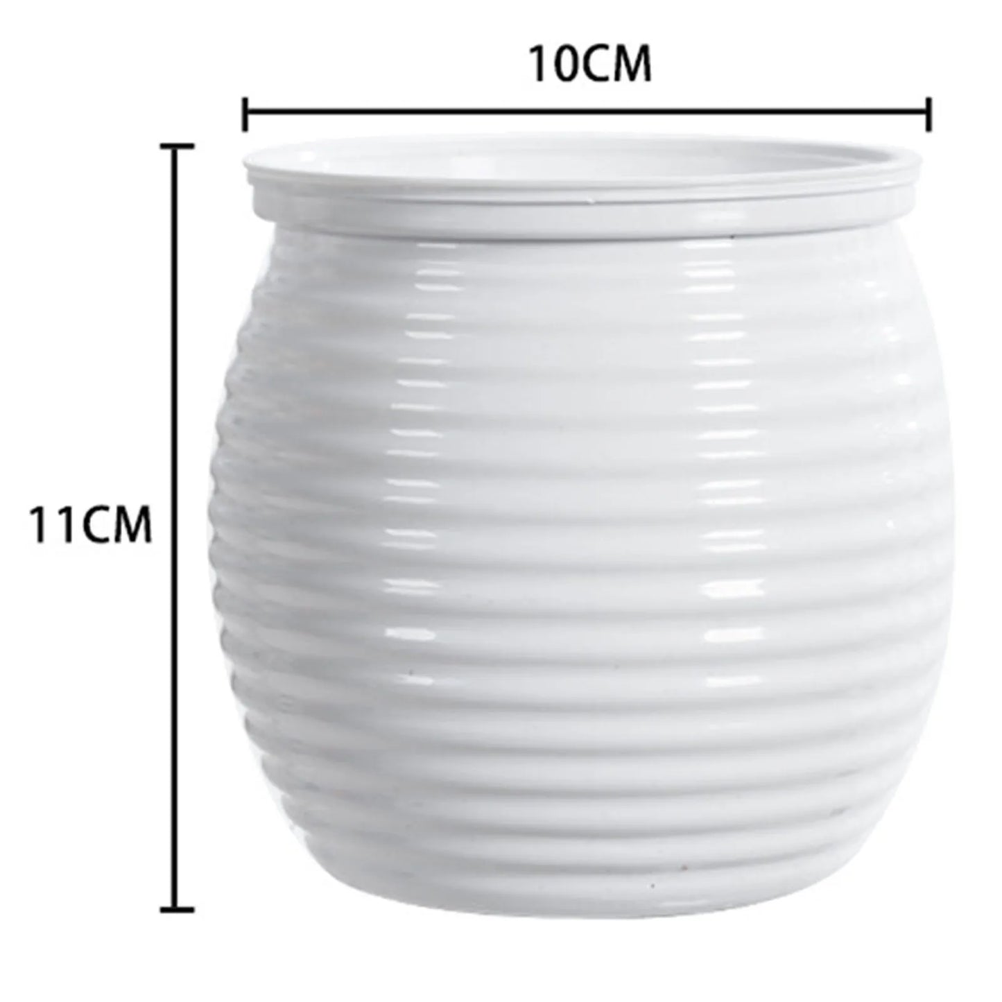 Self Watering Flower Pot Fish Tank Transparent Plastic Plant Pots Mini Self Watering Planter Pot Vase For Home Decoration