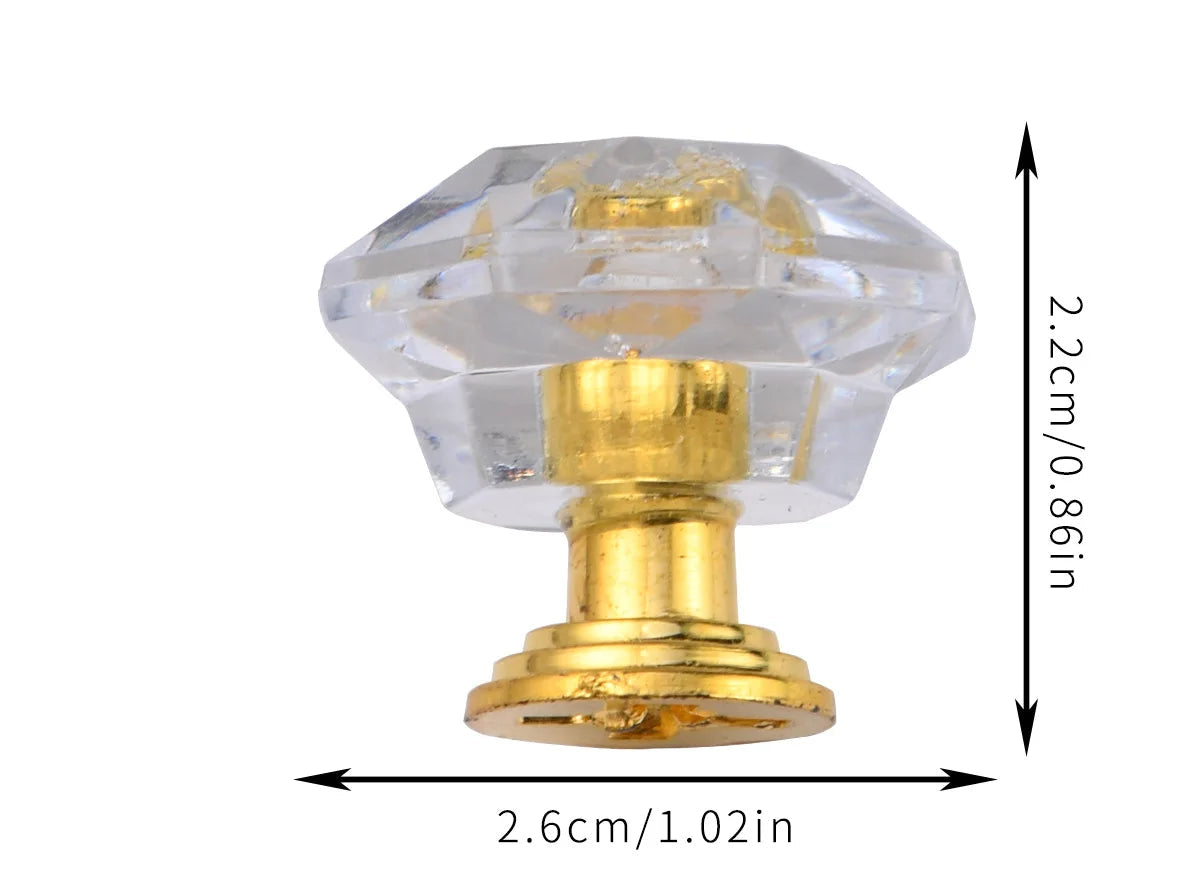 Acrylic Crystal Diamond Knobs