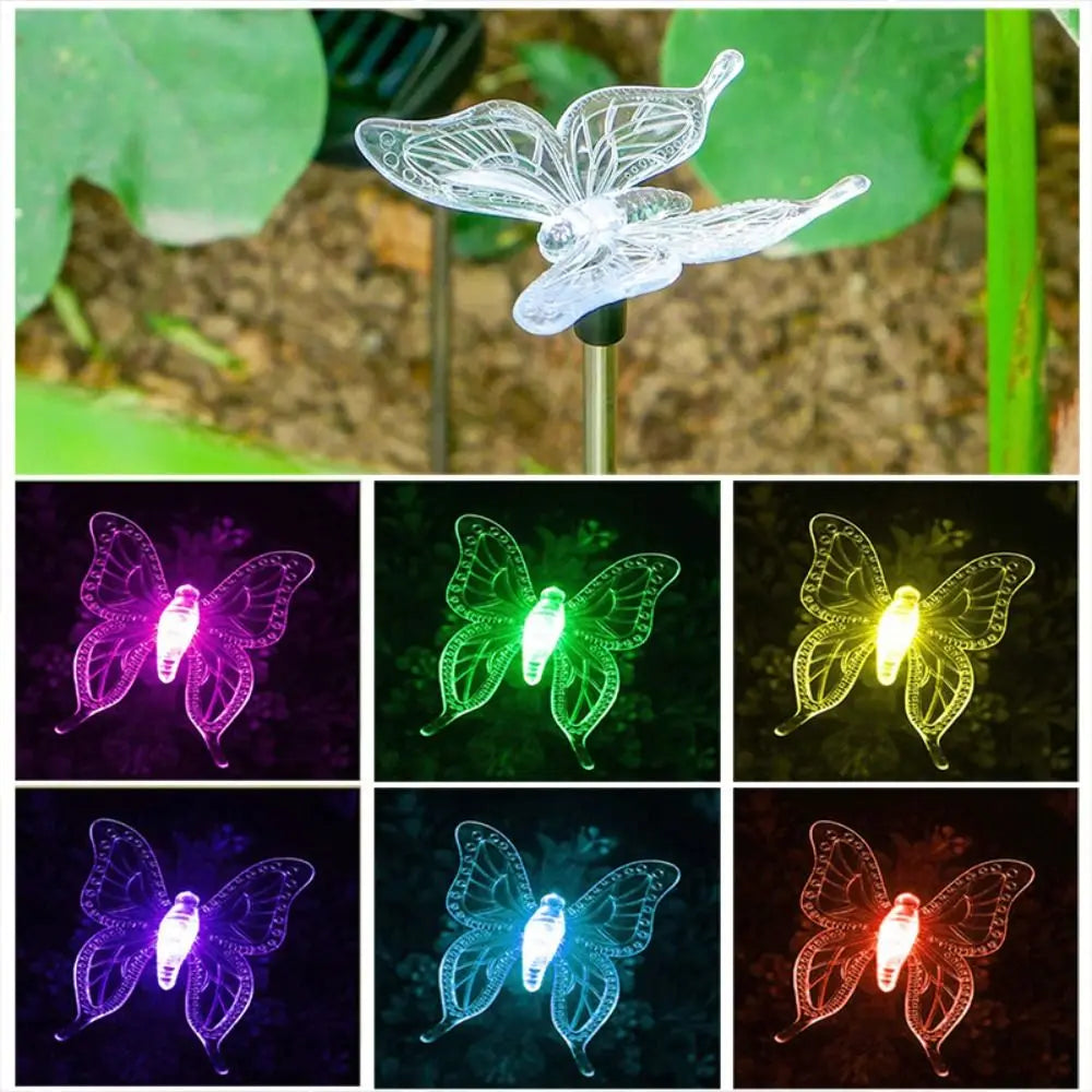 Solar Powered Garden Light (Butterfly, Dragonfly, or Bird)
