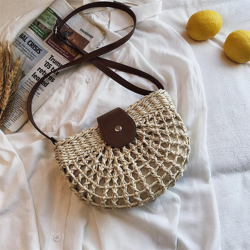 Straw Beach Bag (various options)